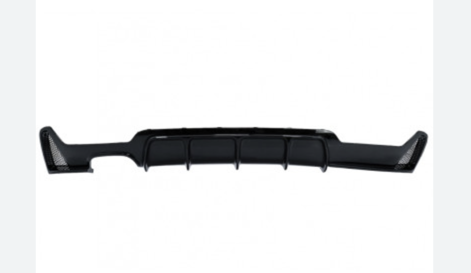 F80/82 LIP DIFUSOR TRASERO LOOK M PERFORMANCE NEGRO BRILLANTE